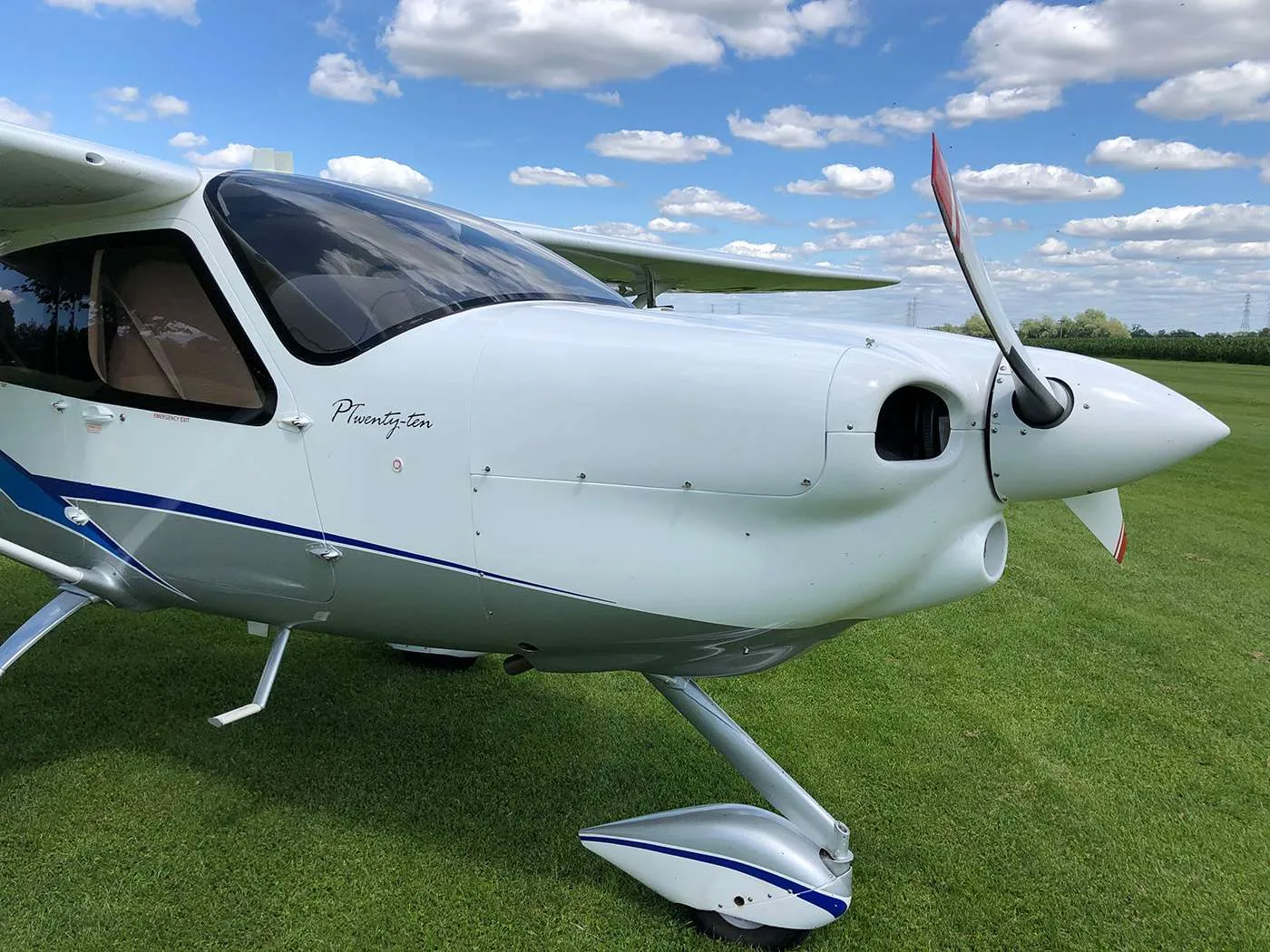 Marketing image of a 2015 Tecnam P2010.