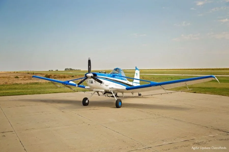 Exterior view of a 1979 Cessna AG Husky T188C, N2689J.