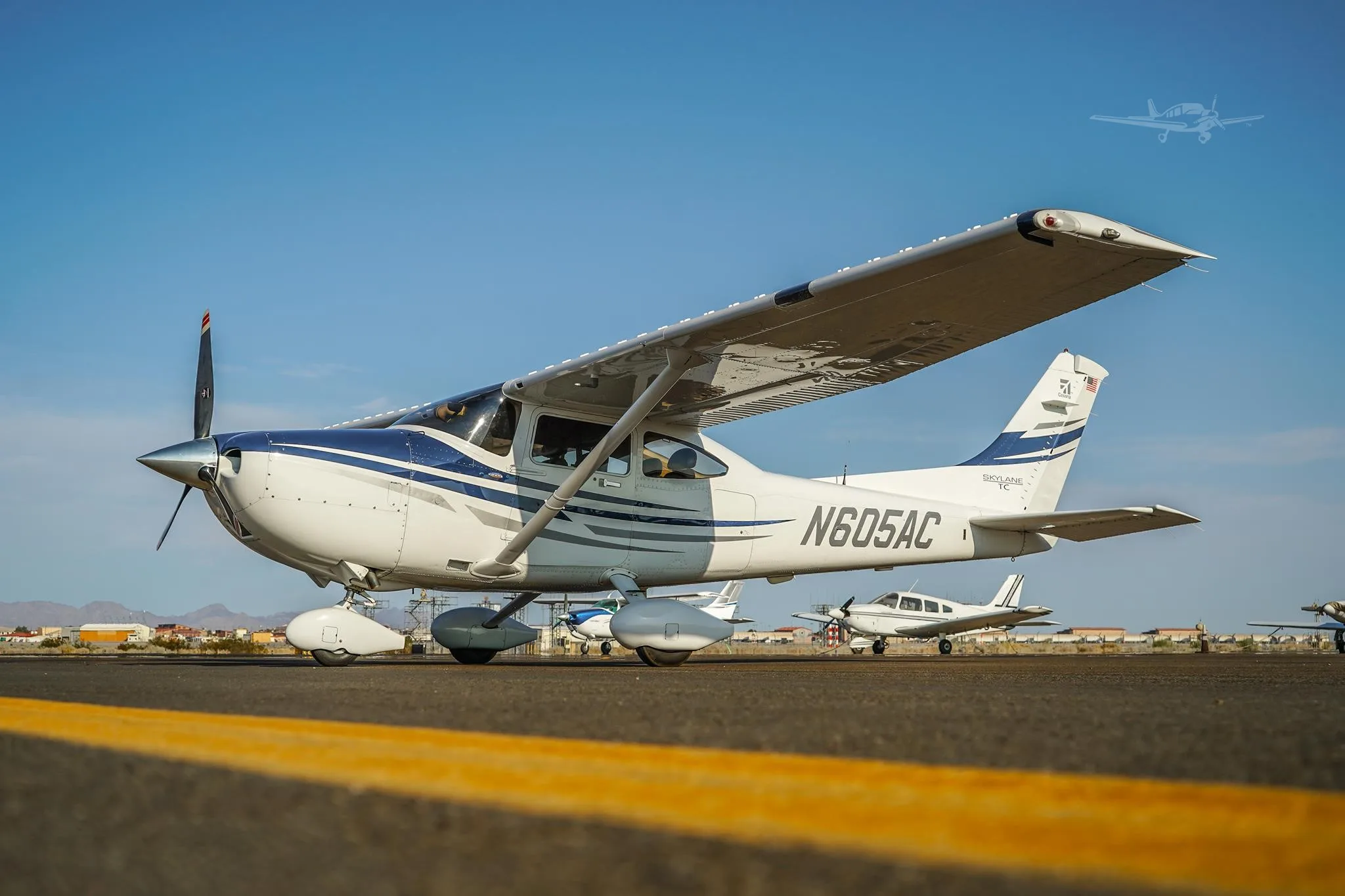 Exterior view of a 2005 CESSNA TURBO 182T SKYLANE, N605AC.