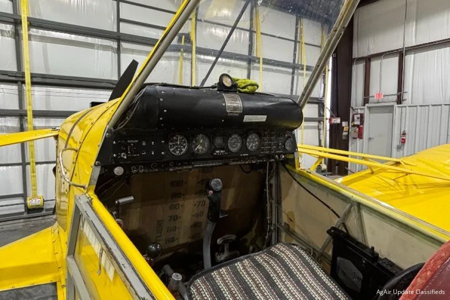 Exterior view of a 1963 Piper PA25-235.