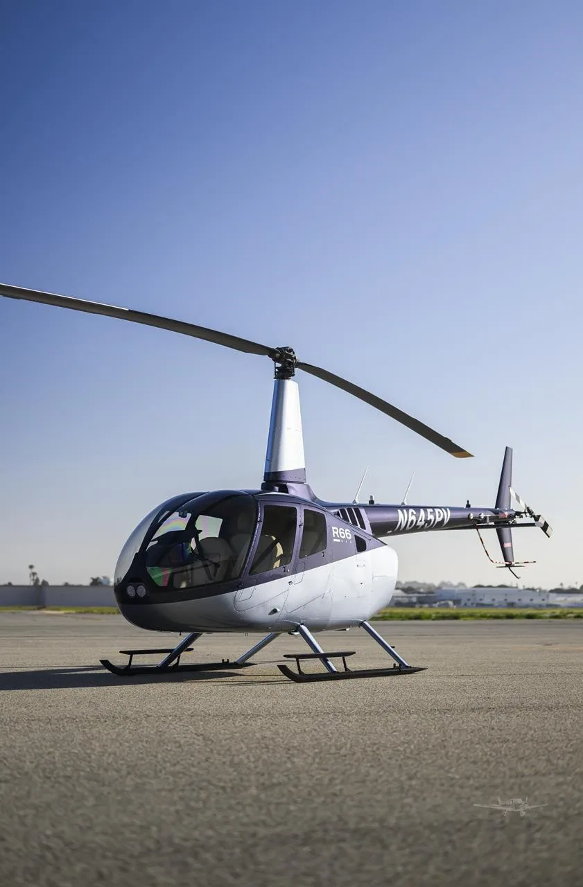 Exterior view of a 2027 ROBINSON R66 NXG.