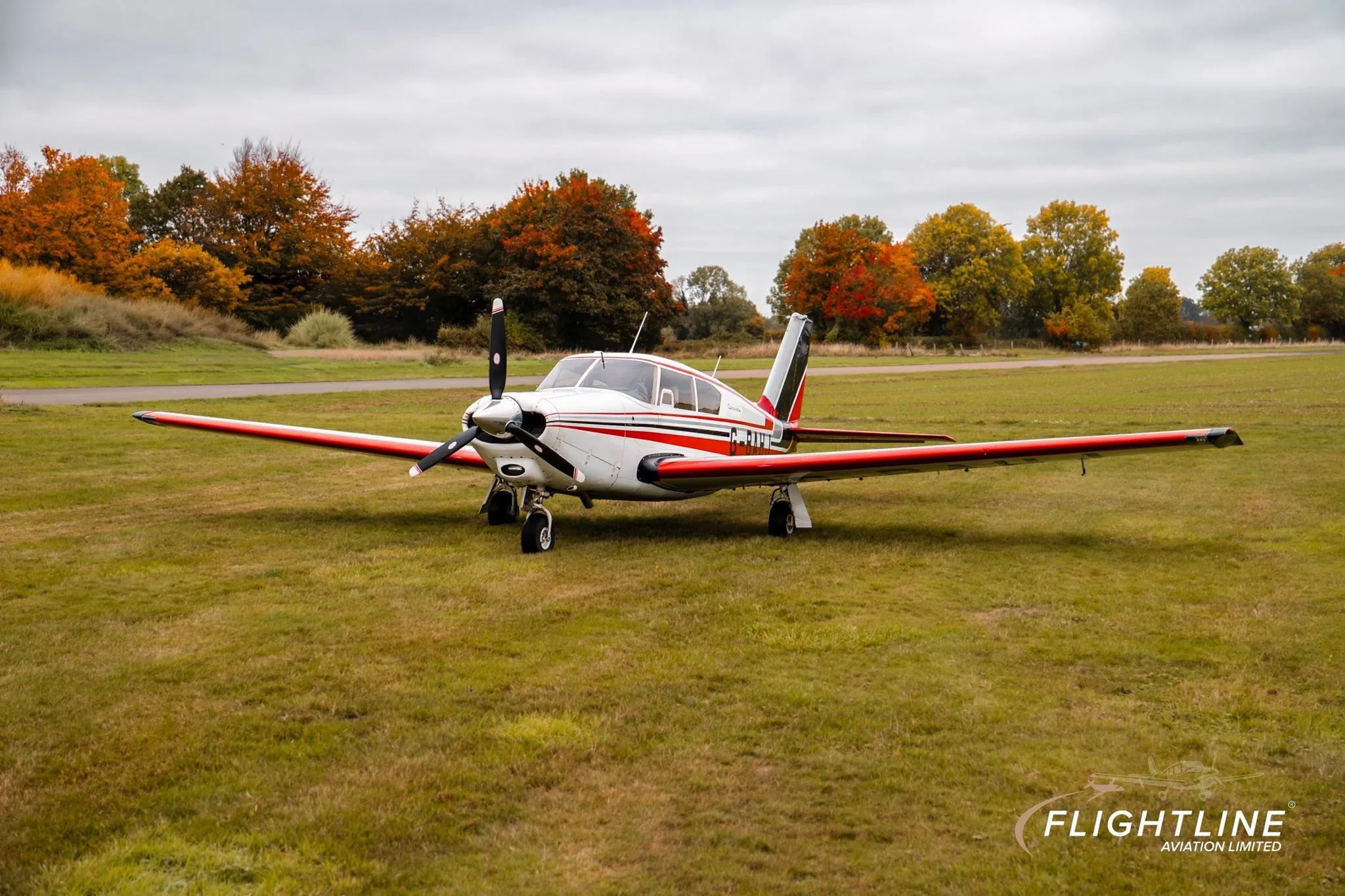 Exterior view of a 1960 PIPER COMANCHE 250, G-BAHJ.