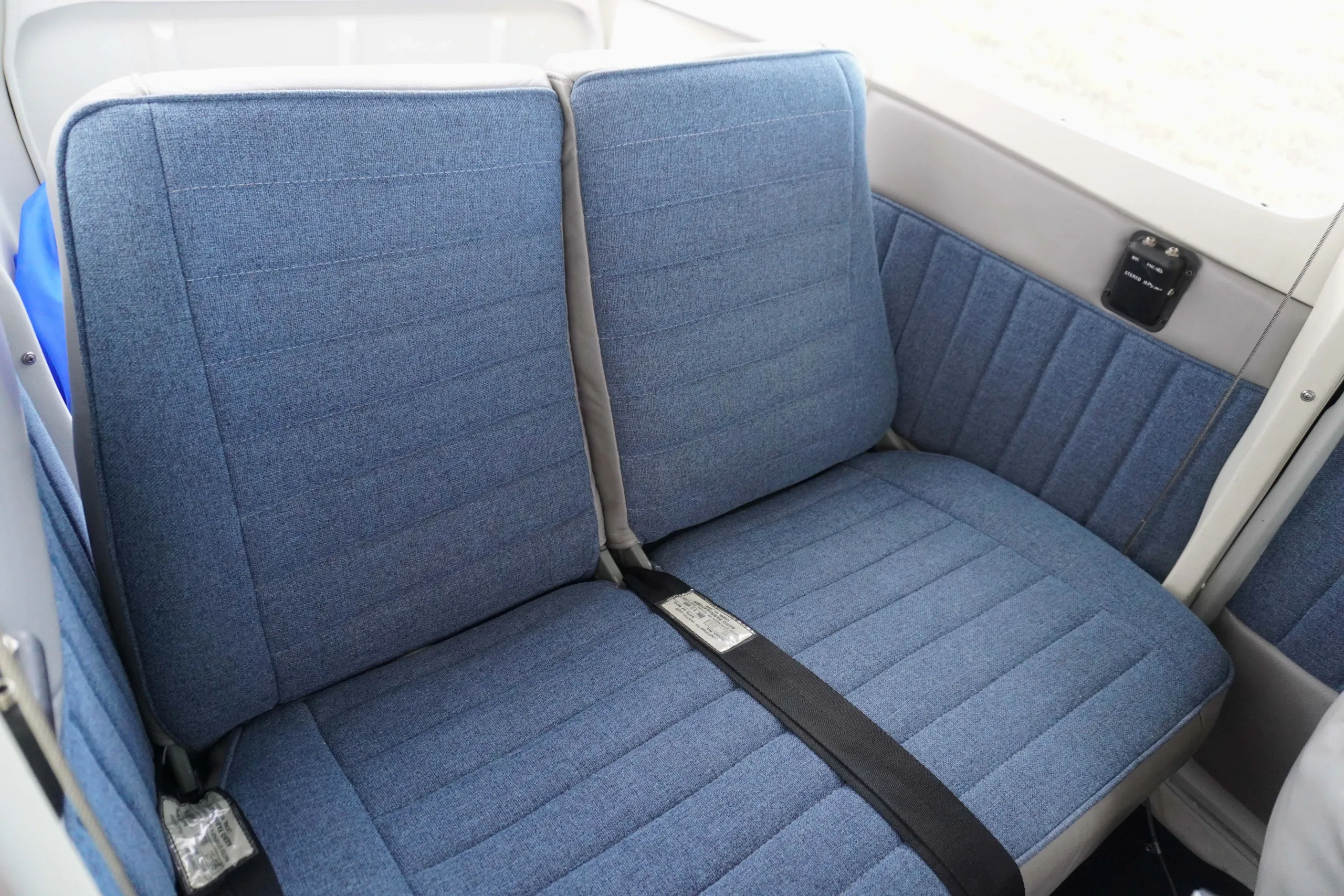 Cabin interior of a 1967 Cessna.
