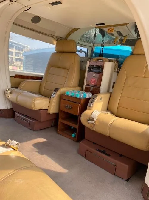 Cabin interior of a 1997 AIRBUS AS365N2.