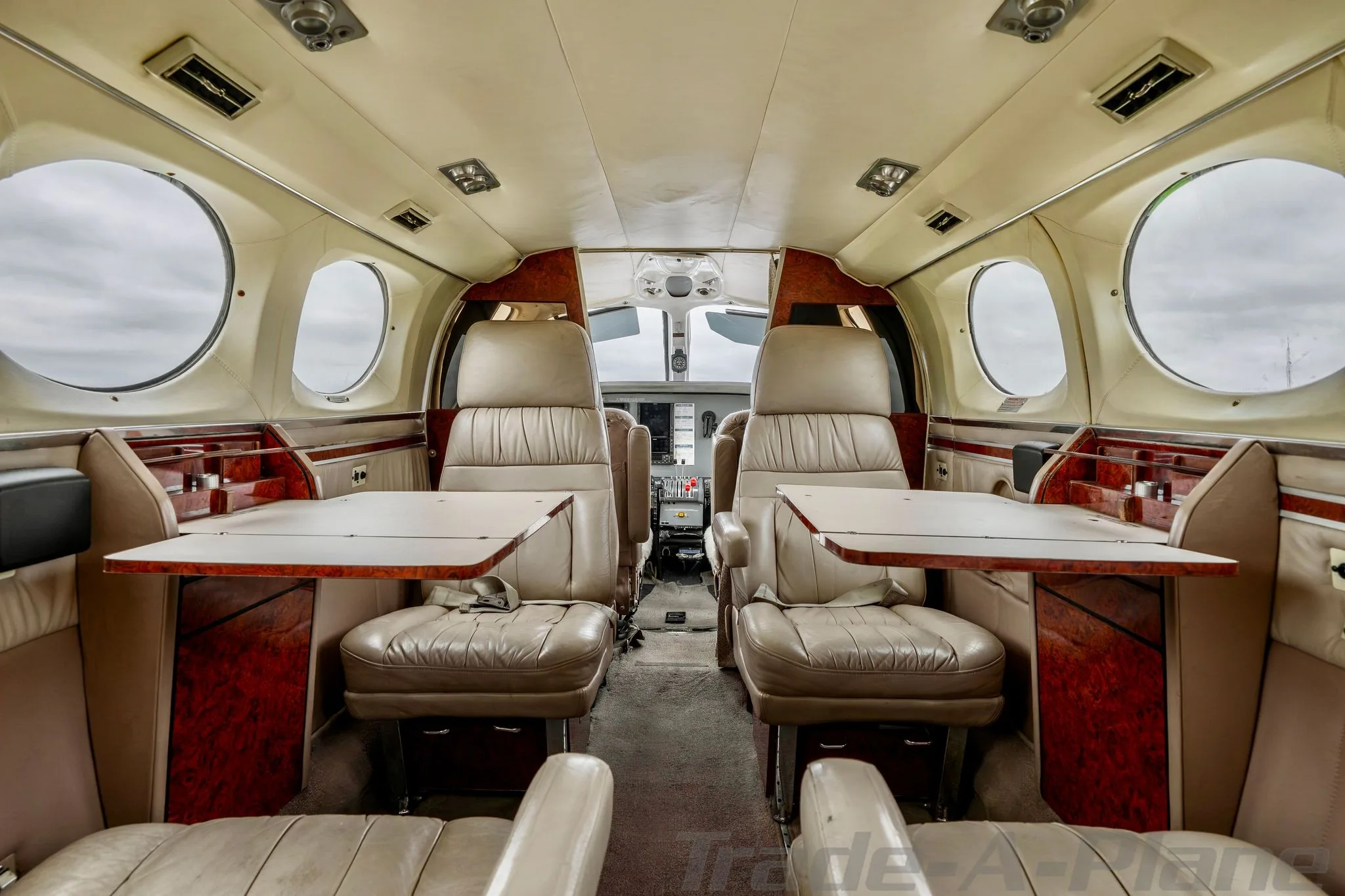 Cabin interior of a 1978 CESSNA 414A.