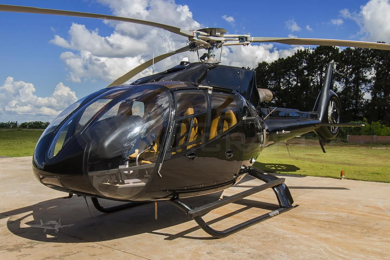Exterior view of a 2010 EUROCOPTER EC130B4.