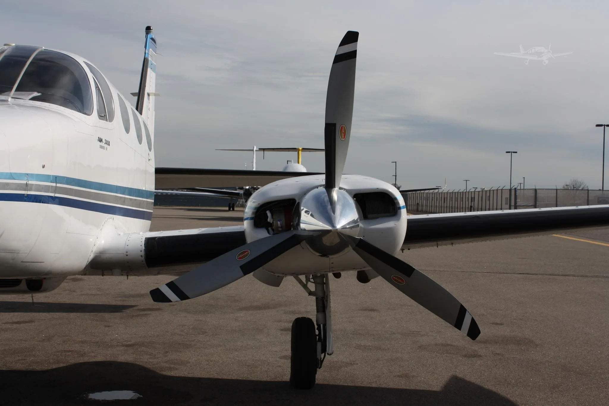 Exterior view of a 1977 CESSNA 340A, N371S.