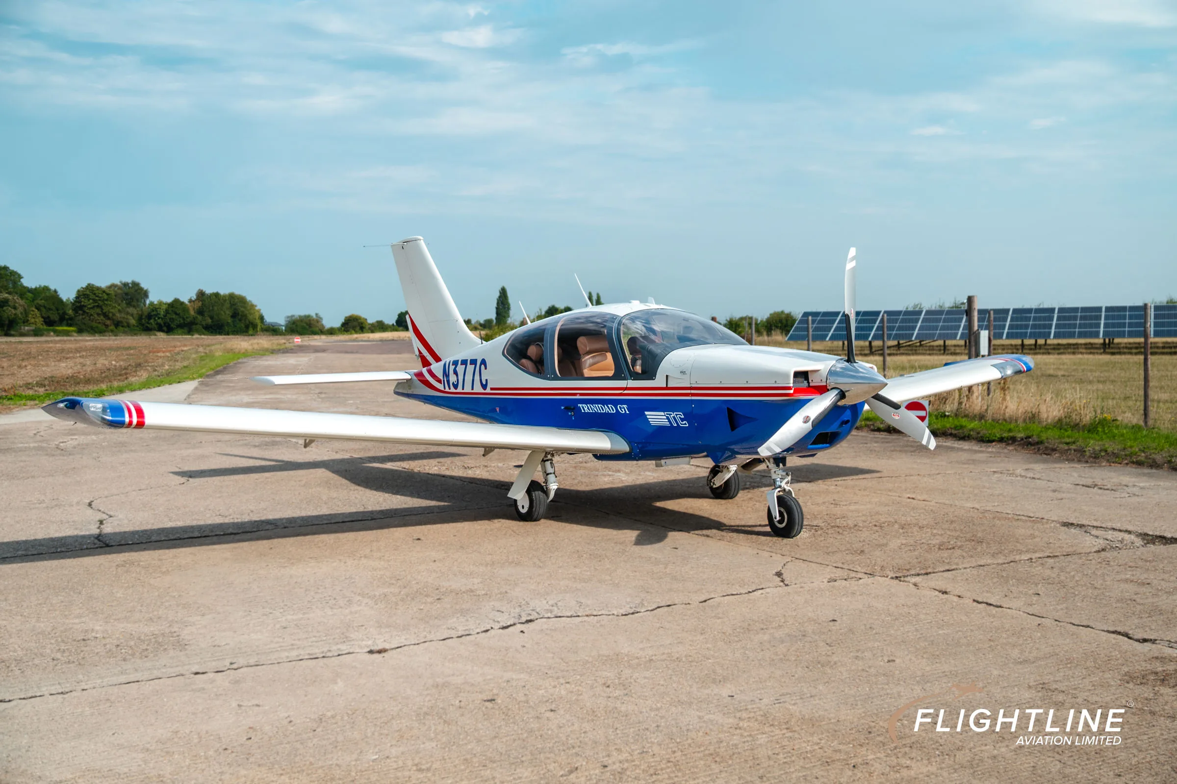Exterior view of a 2003 Socata TB-21GT Trinidad.