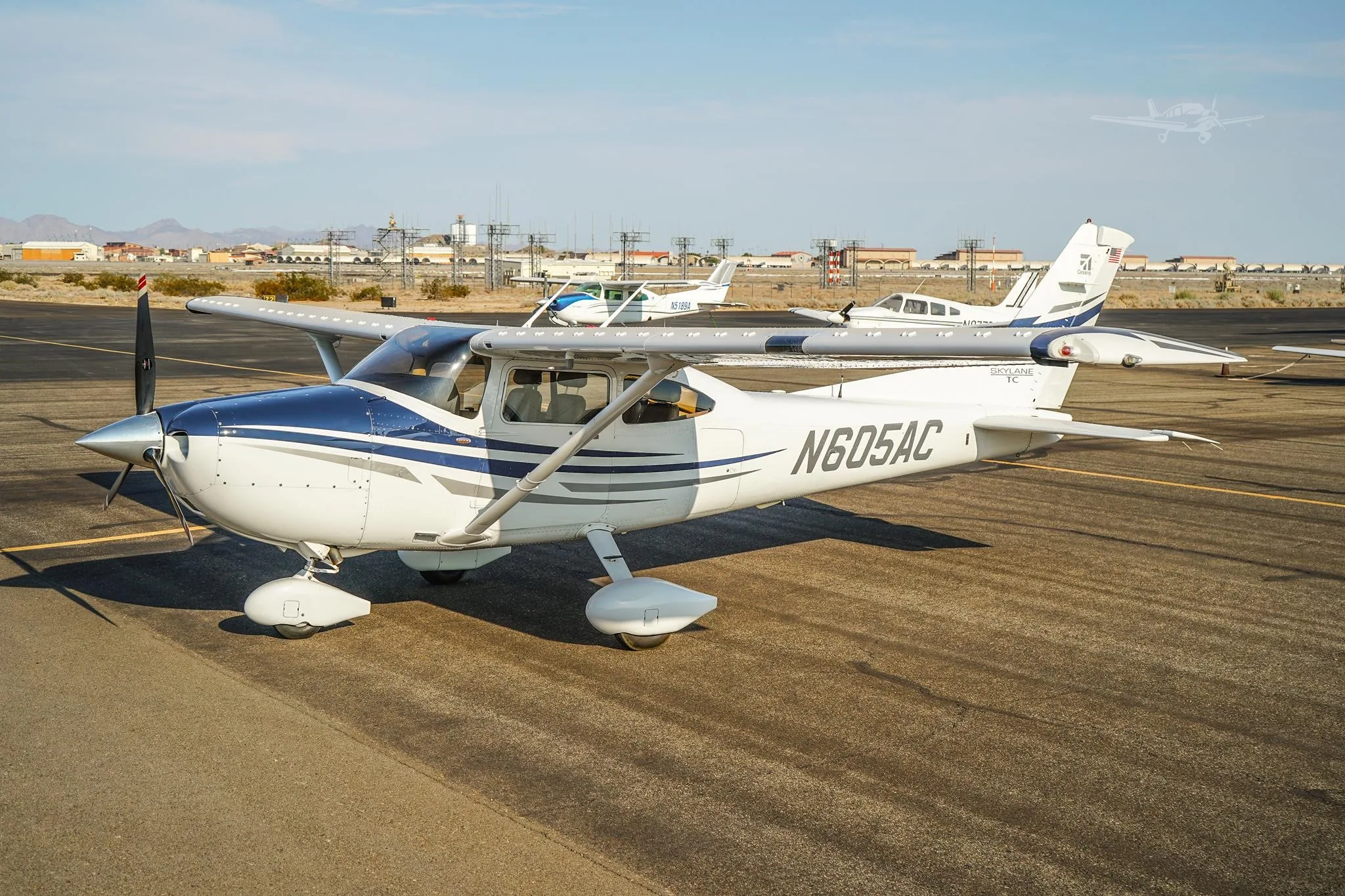Exterior view of a 2005 CESSNA TURBO 182T SKYLANE, N605AC.