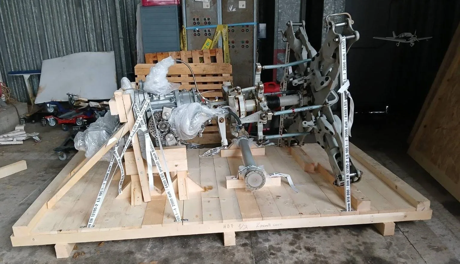 Engine detail of a 1985 BELL 412.