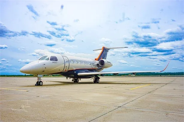 Exterior view of a 2019 Jet Praetor 500.
