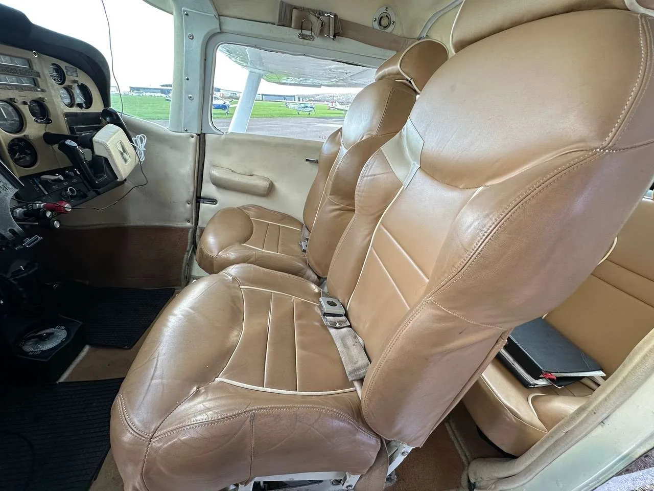 Cabin interior of a 1973 Cessna C182 P.