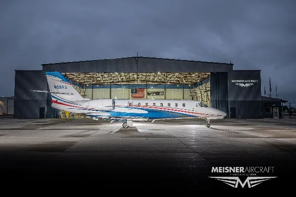 Marketing image of a 2006 Cessna Citation Sovereign.