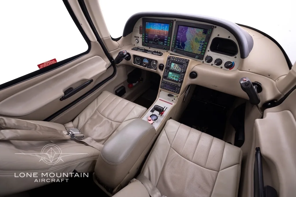 Avionics suite of a 2007 Cirrus SR20 G2.