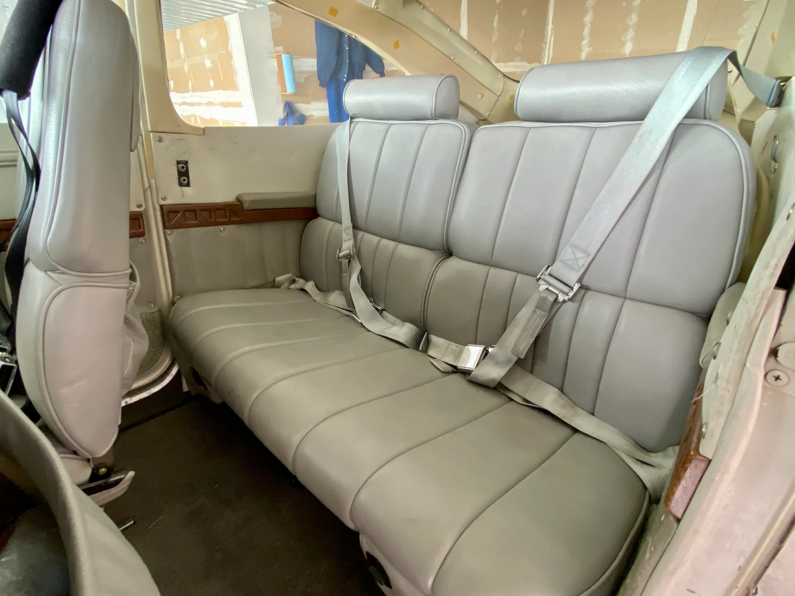 Cabin interior of a 1985 Cessna Turbo T182.
