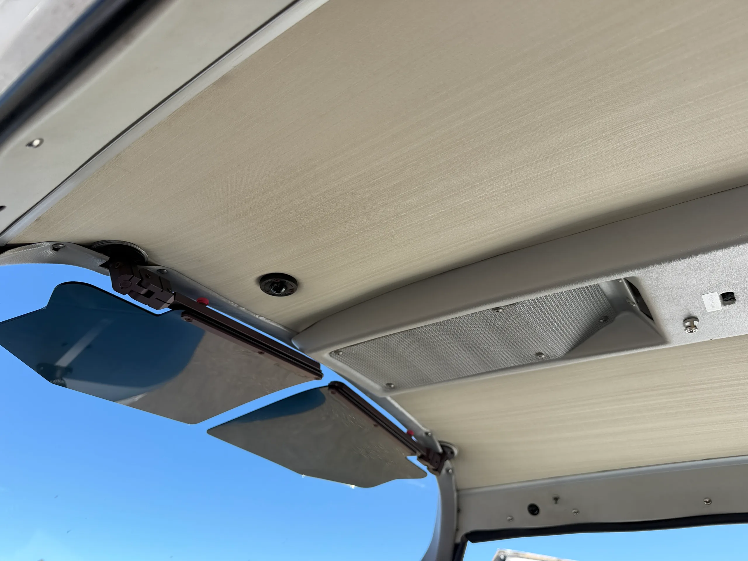 Cabin interior of a 1974 Beechcraft Sundowner C23 $69,000 - (Here at Placerville).
