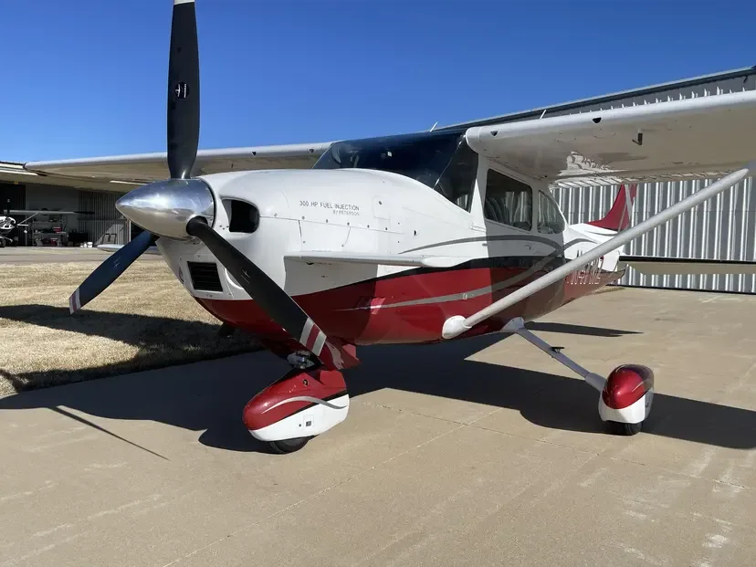 Exterior view of a 2020 Cessna 172S Skyhawk.