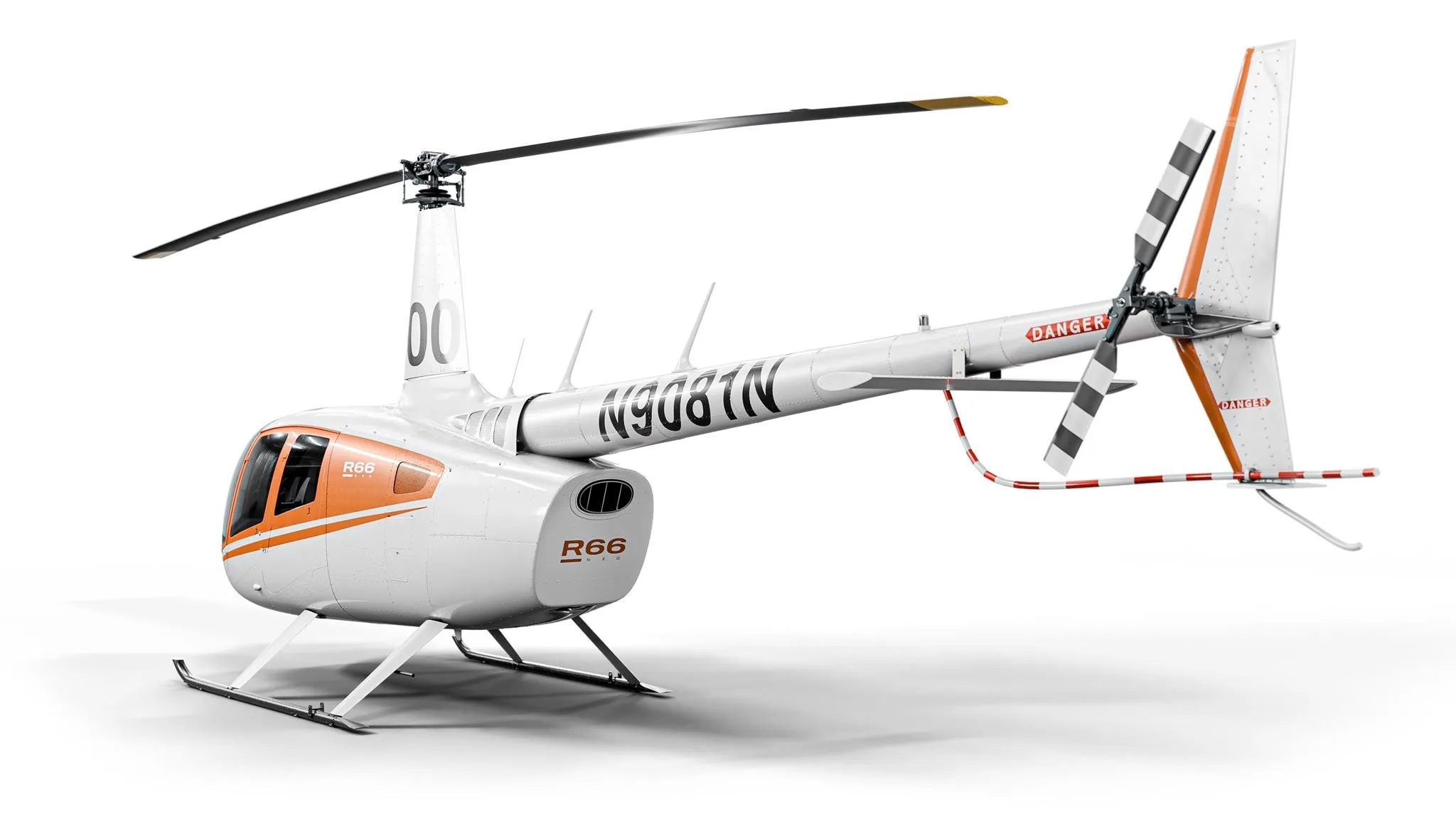 Marketing image of a 2027 ROBINSON R66 NXG.