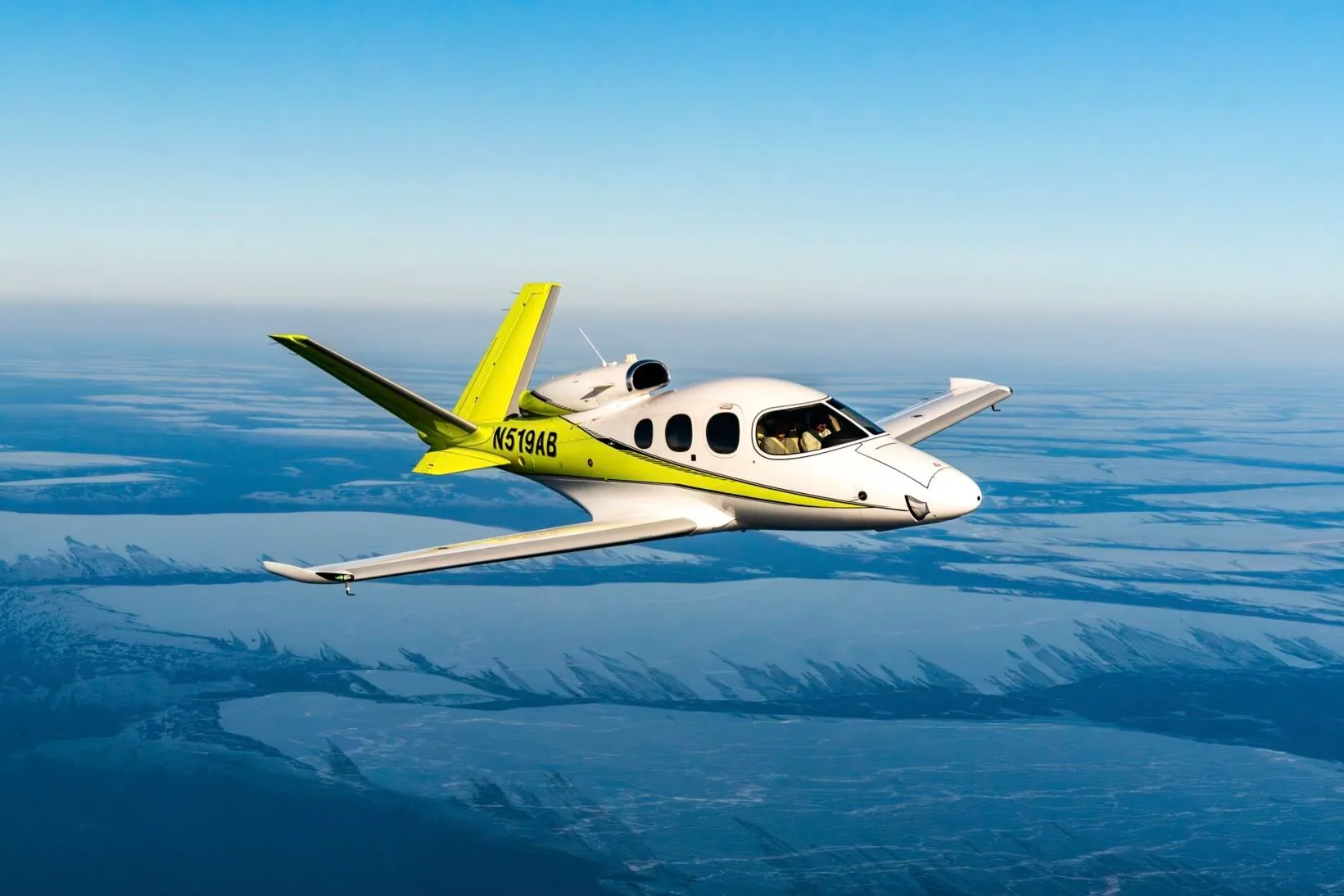 Marketing image of a 2022 Cirrus SF50-G2+ Elite.