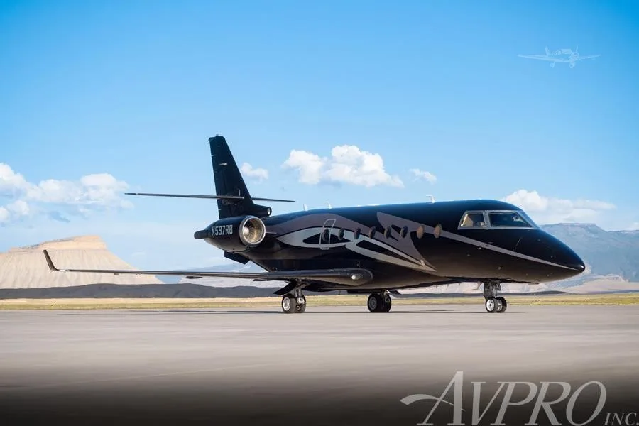 Exterior view of a 2002 GULFSTREAM G200, N597RB.