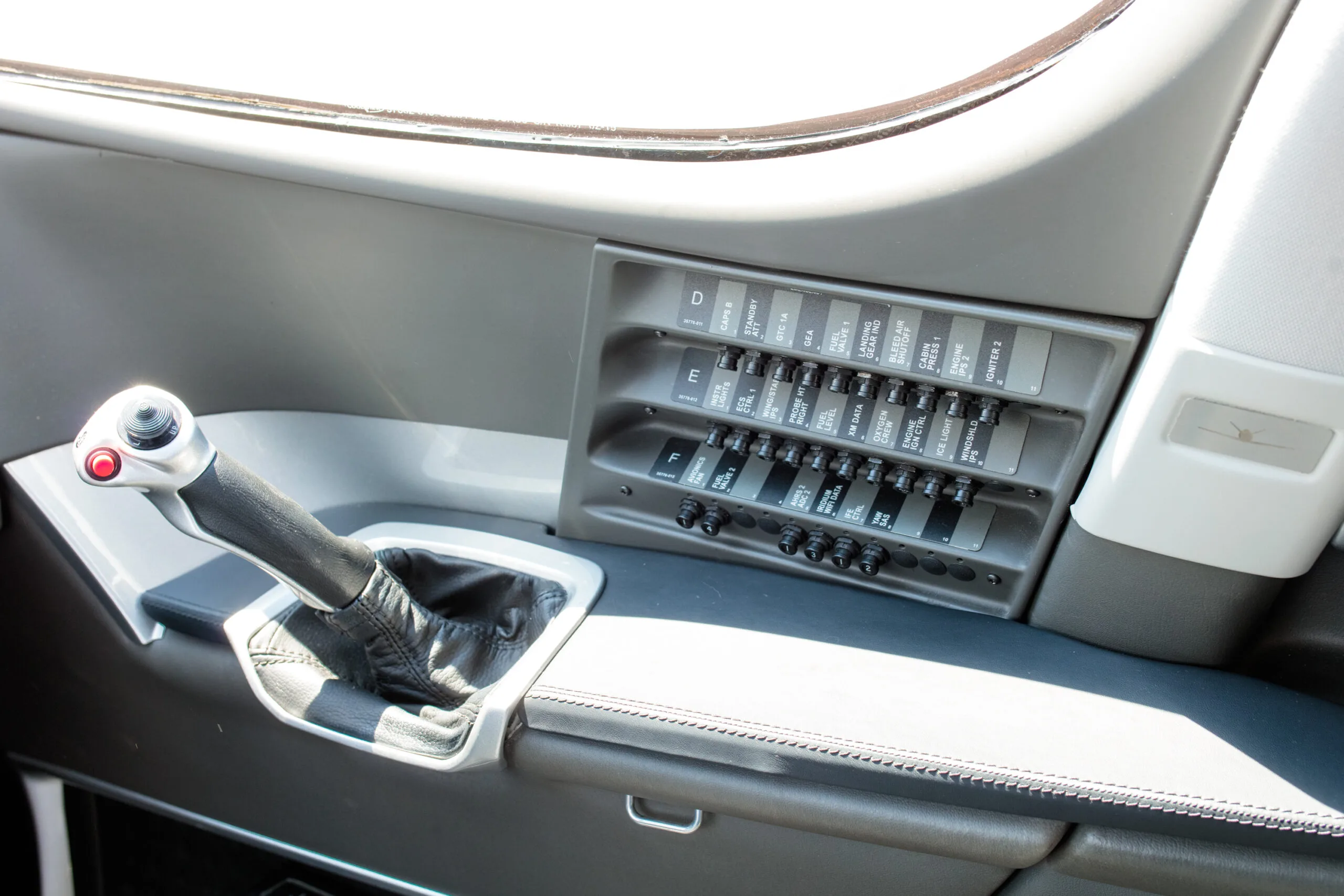 Cabin interior of a 2019 Cirrus SF50-G2 Elite.