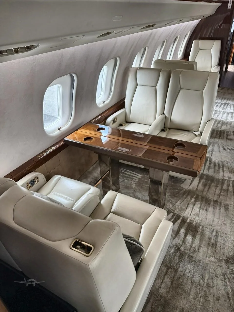 Cabin interior of a 2011 BOMBARDIER GLOBAL EXPRESS XRS.