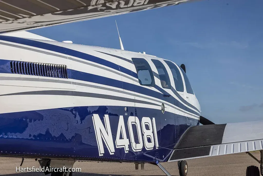 Cabin interior of a 2016 Beechcraft Bonanza.