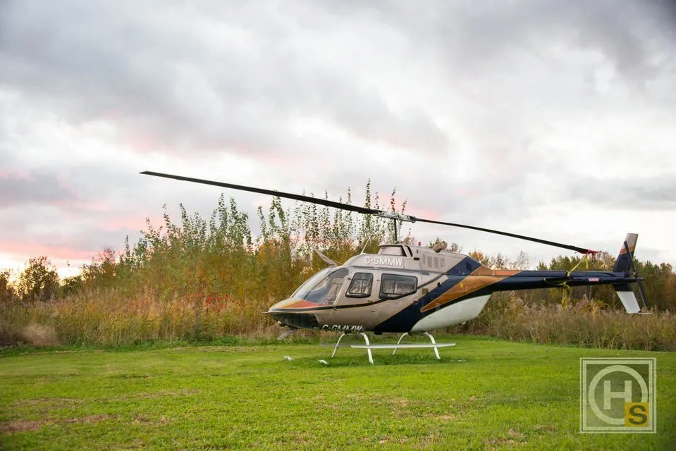 Cabin interior of a 1971 Bell 206.