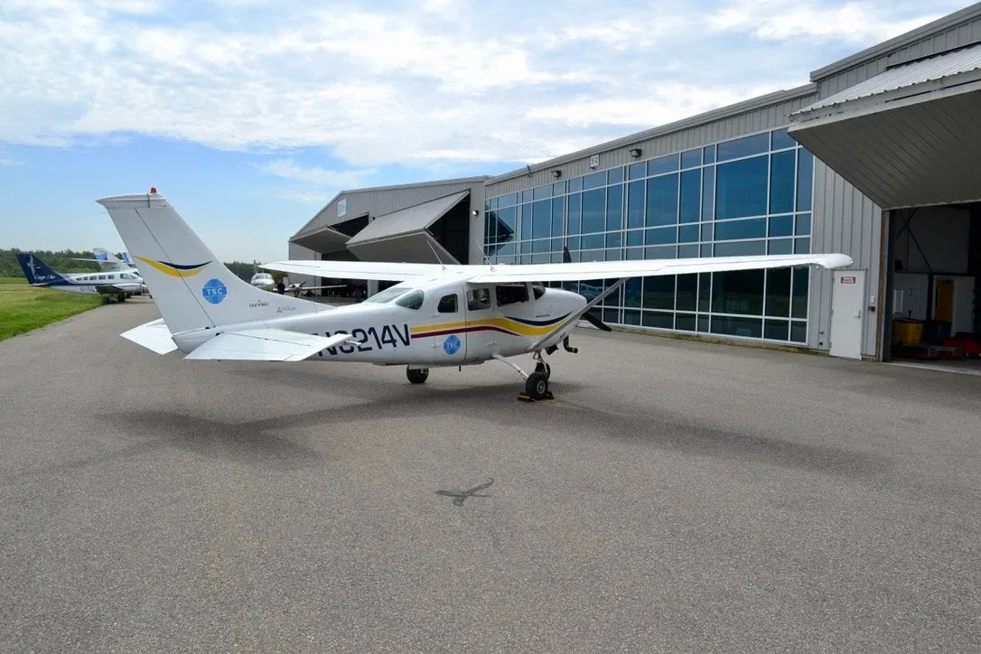 Exterior view of a 1968 Cessna TU206C — Carolina Jet.