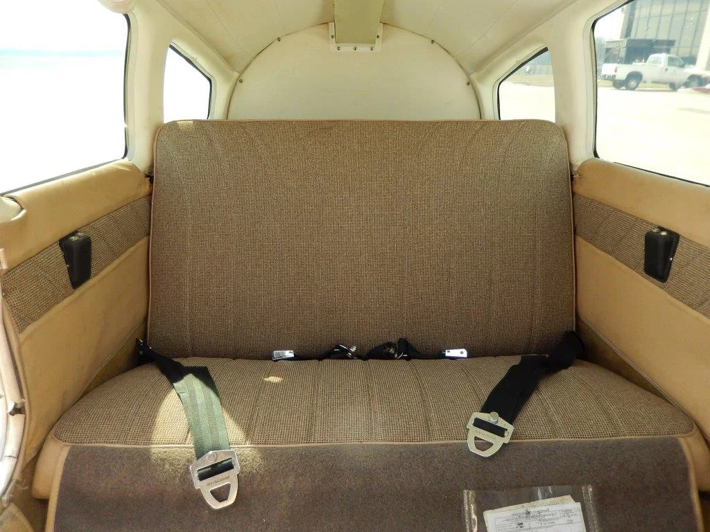 Cabin interior of a 1978 Piper Warrior II- N44872 Aircraft.