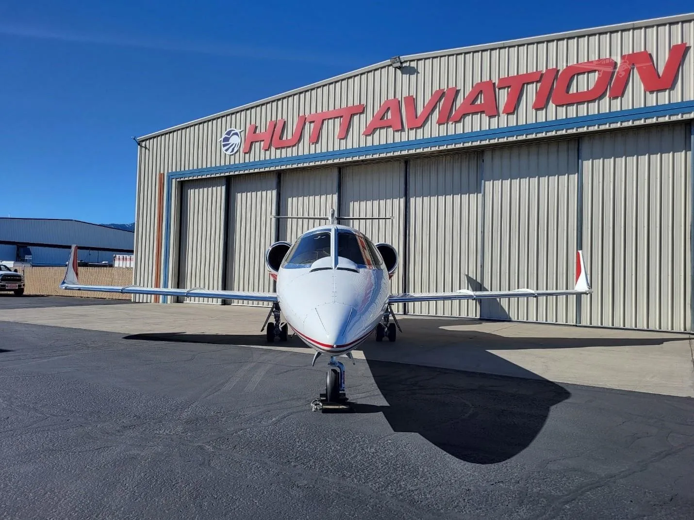 Exterior view of a 1994 LEARJET 31A, N37BM.
