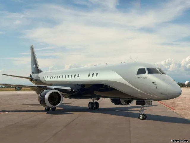 Exterior view of a 2010 Embraer Lineage 1000.