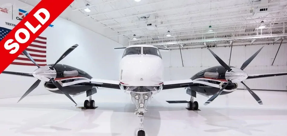 Exterior view of a 1972 Beechcraft Baron 58.