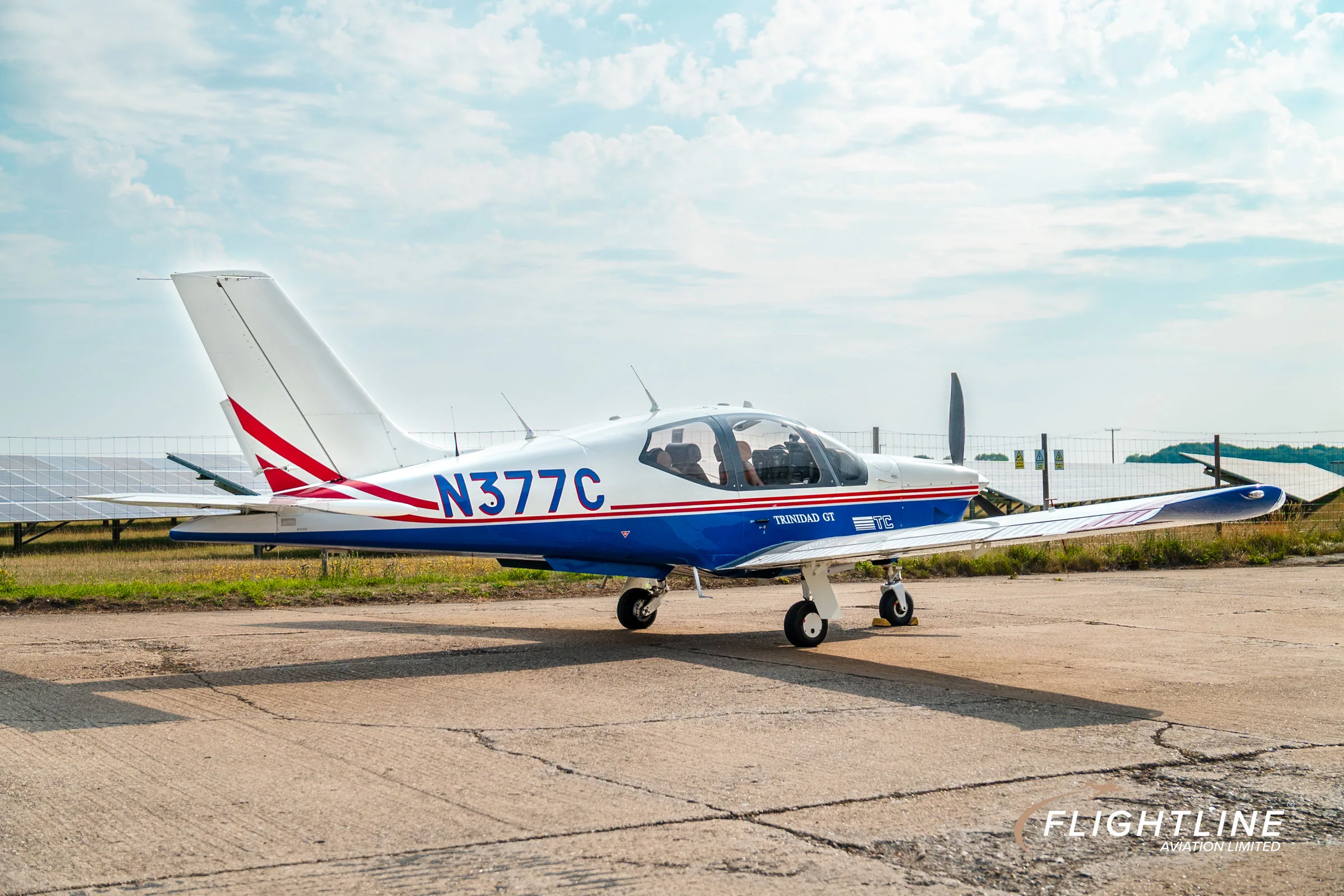 Exterior view of a 2003 Socata TB-21GT Trinidad.