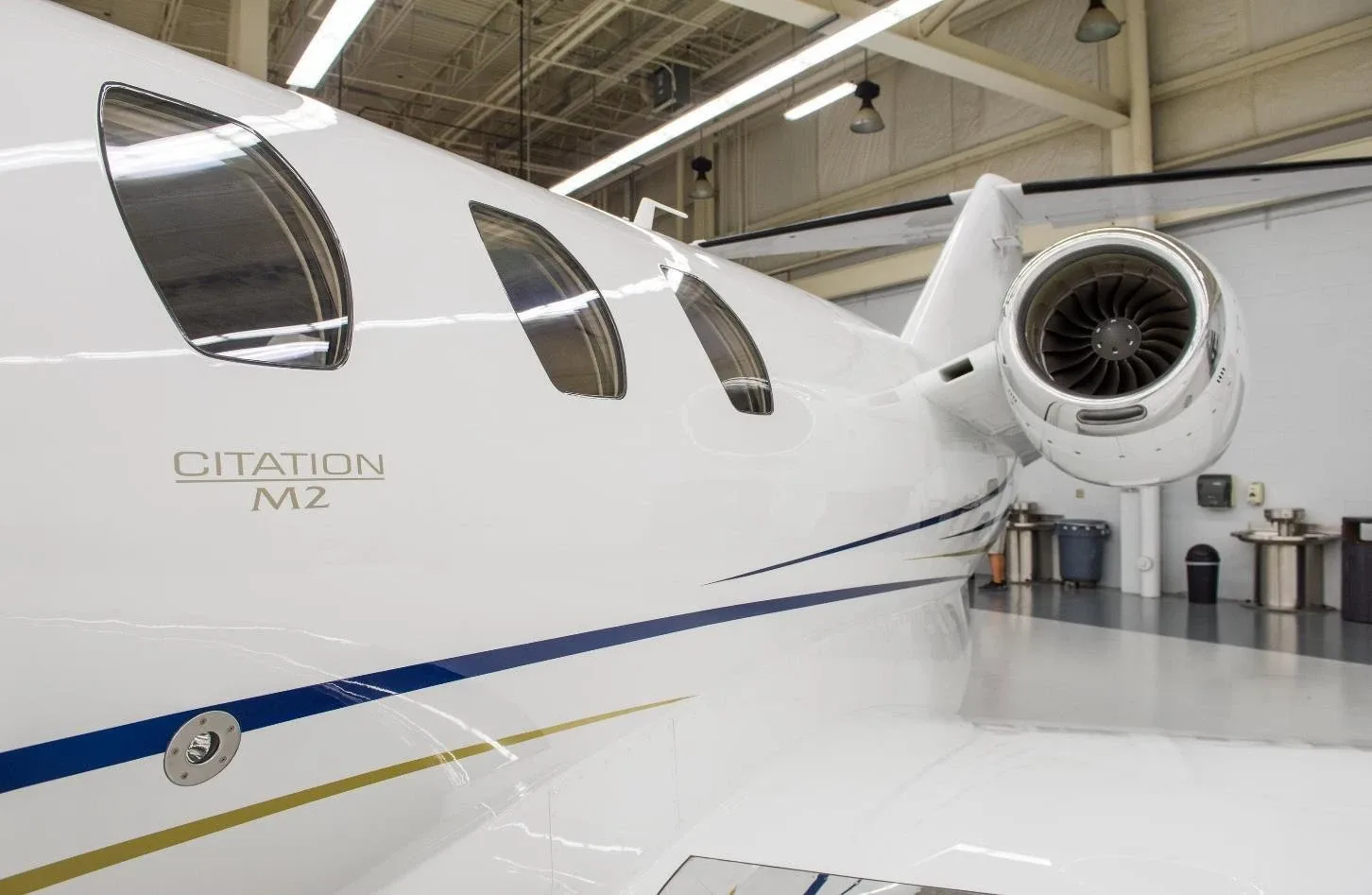 Exterior view of a 2016 Cessna Citation M2.