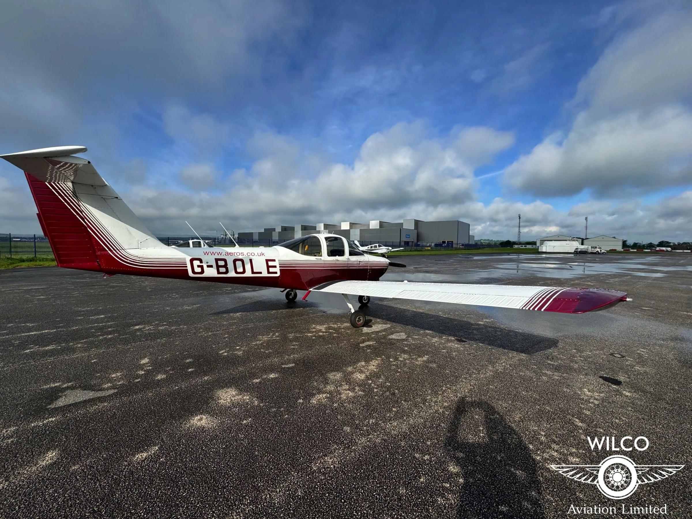 Marketing image of a 1978 Piper PA-38 Tomahawk.