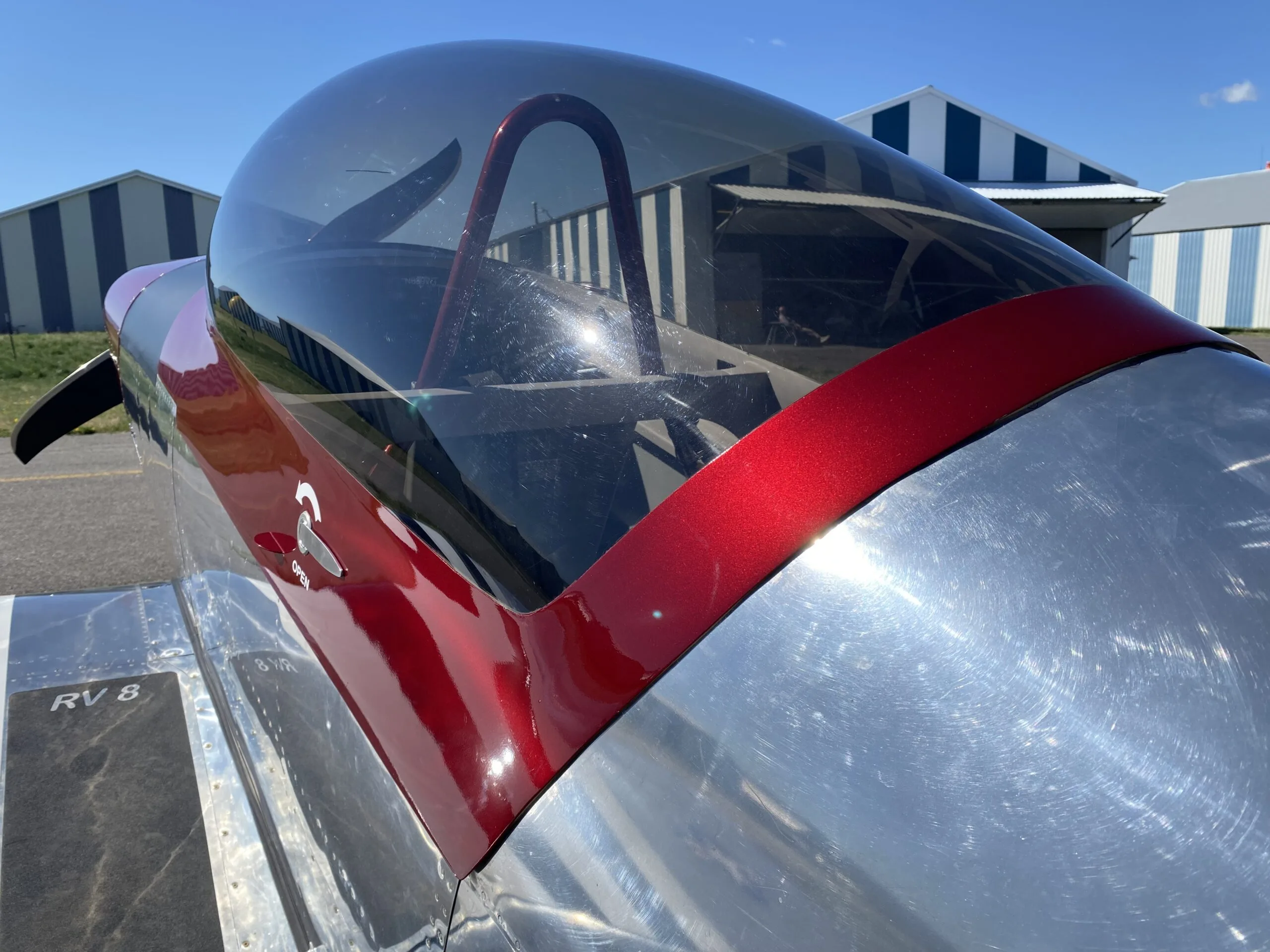 Exterior view of a 2018 Vans VANS RV8, N889WT.
