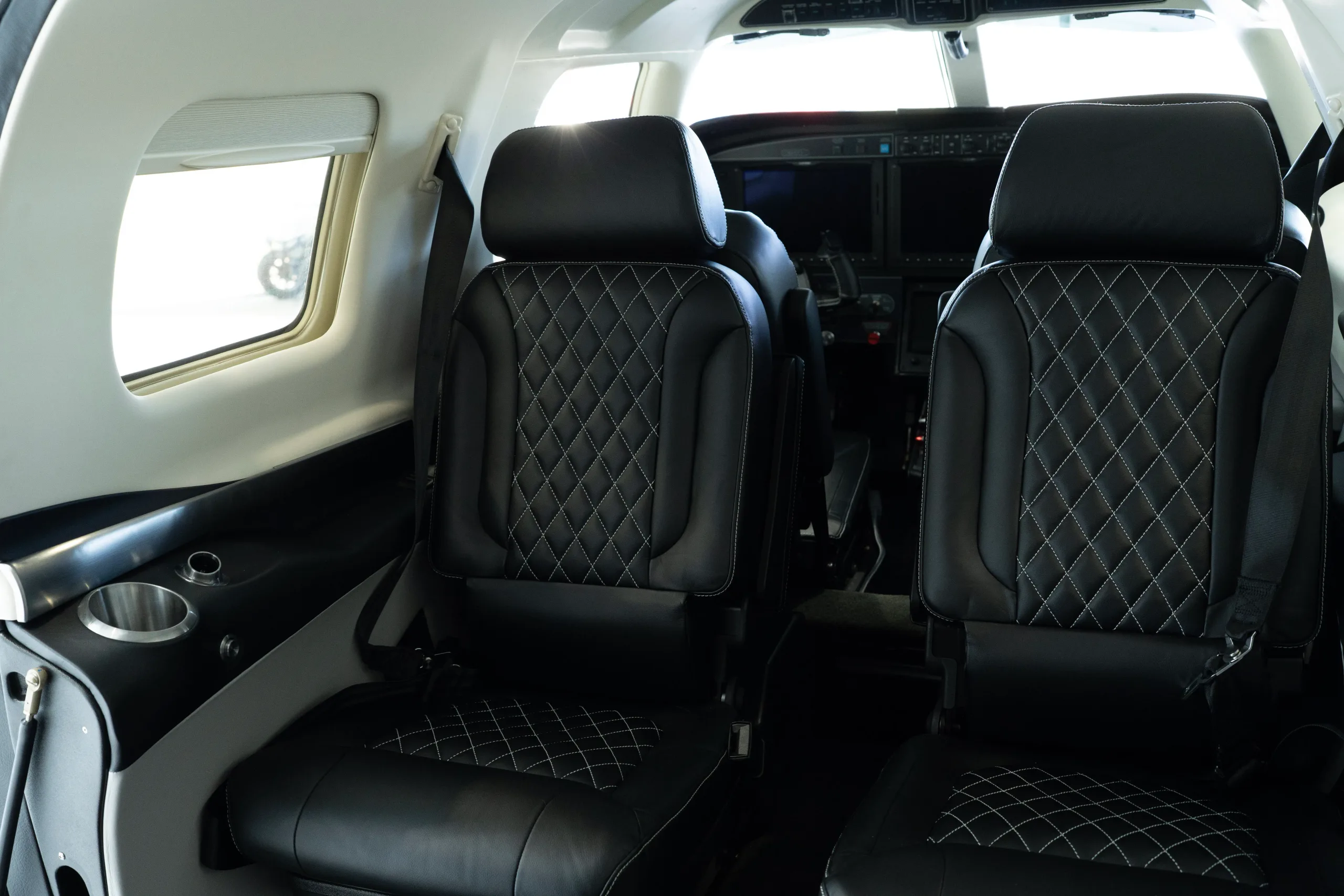 Cabin interior of a 2026 Piper M700 Fury.