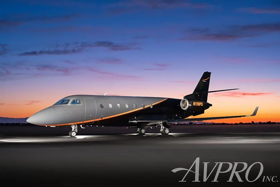 Exterior view of a 2000 Gulfstream, N119PS.