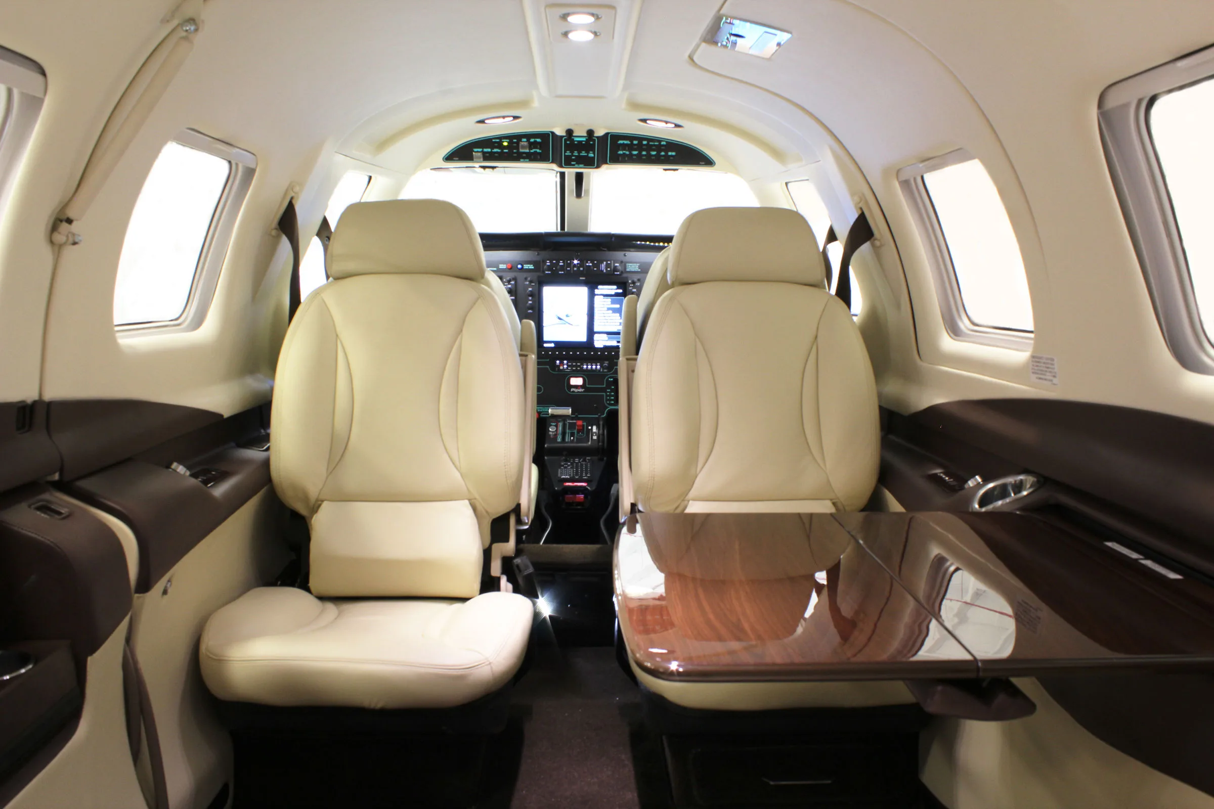Cabin interior of a 2026 Piper PA-46 M500.