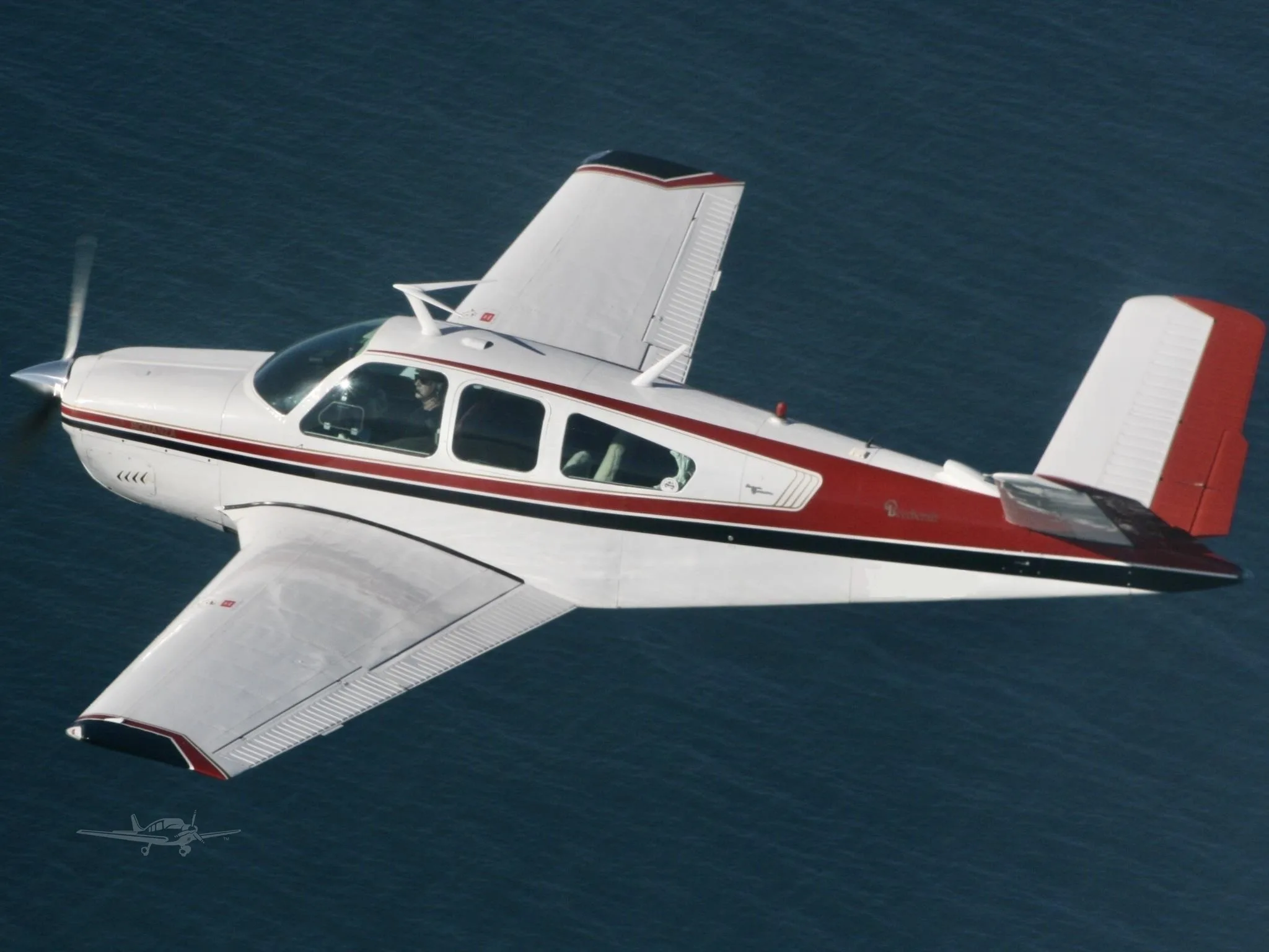 Marketing image of a 1968 BEECHCRAFT V35 BONANZA.