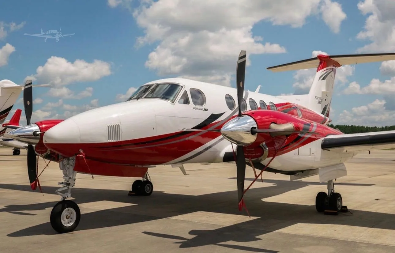 Exterior view of a 2023 BEECHCRAFT KING AIR 260.