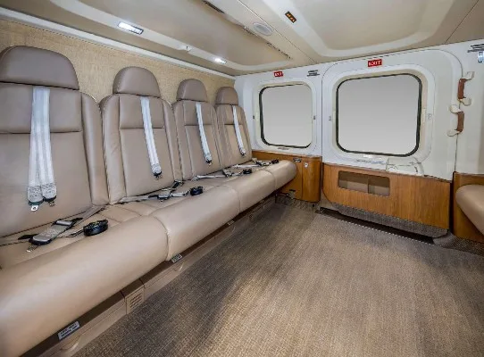 Cabin interior of a 2009 Agusta AW139.