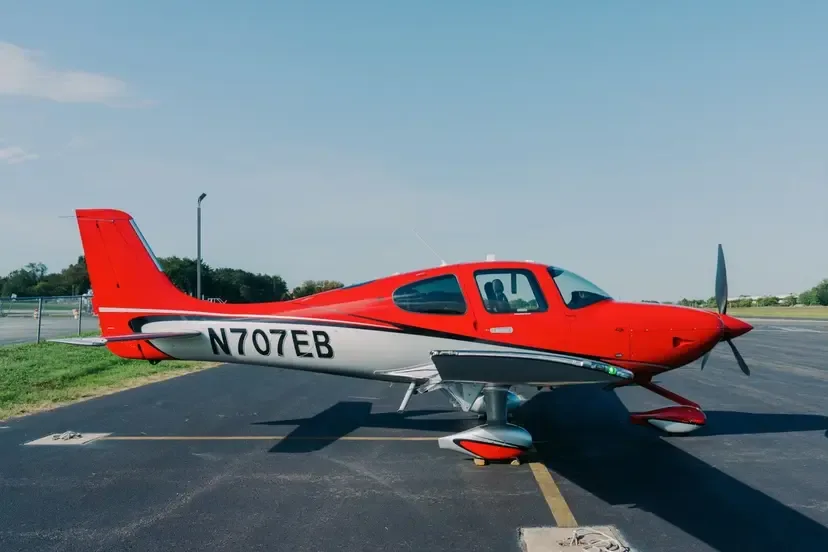 Exterior view of a 2025 Cirrus SR22T.