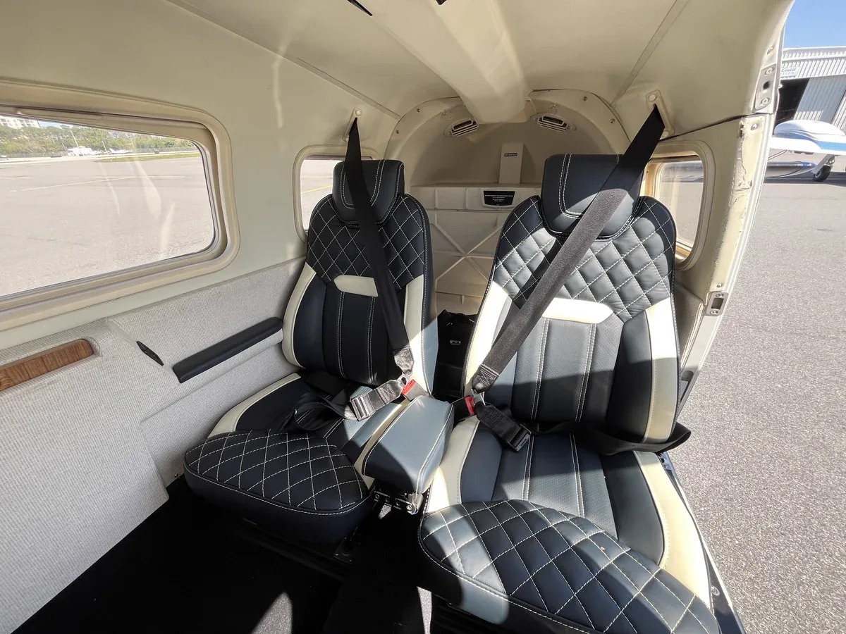 Cabin interior of a 2014 Piper Seneca V.