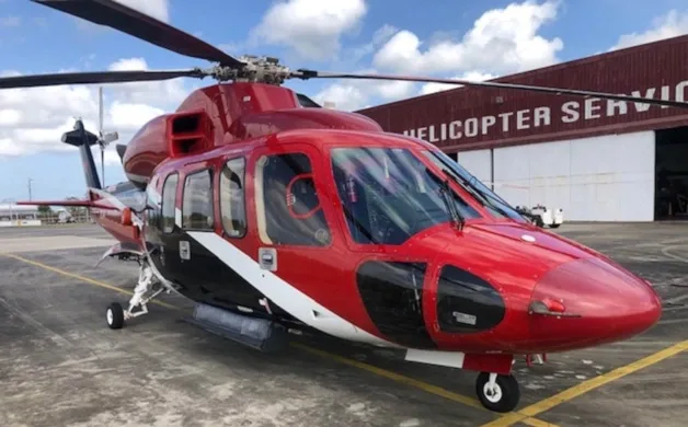 Cabin interior of a 2013 Sikorsky S76D.