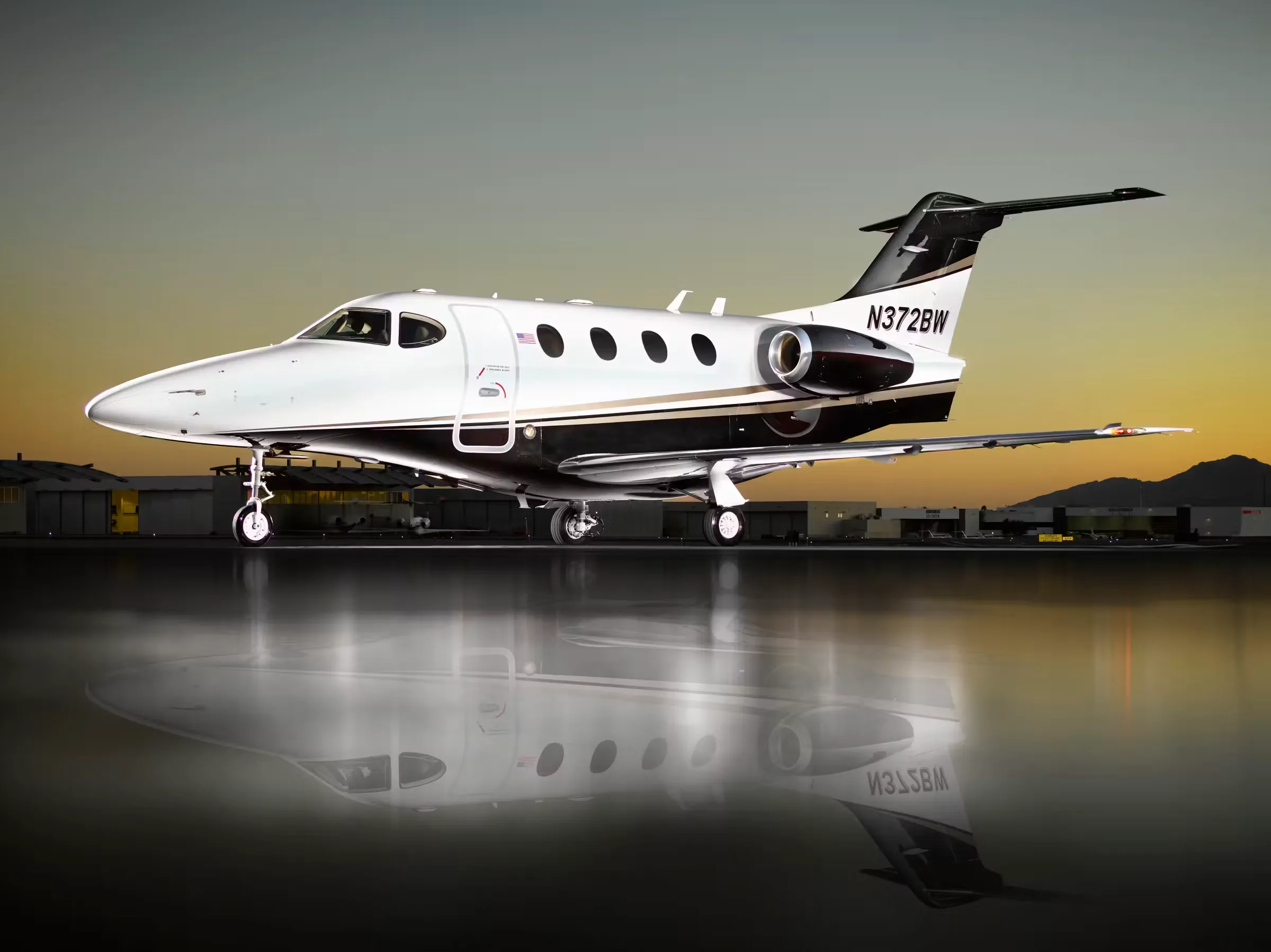 Marketing image of a 2005 Beechcraft Premier I.