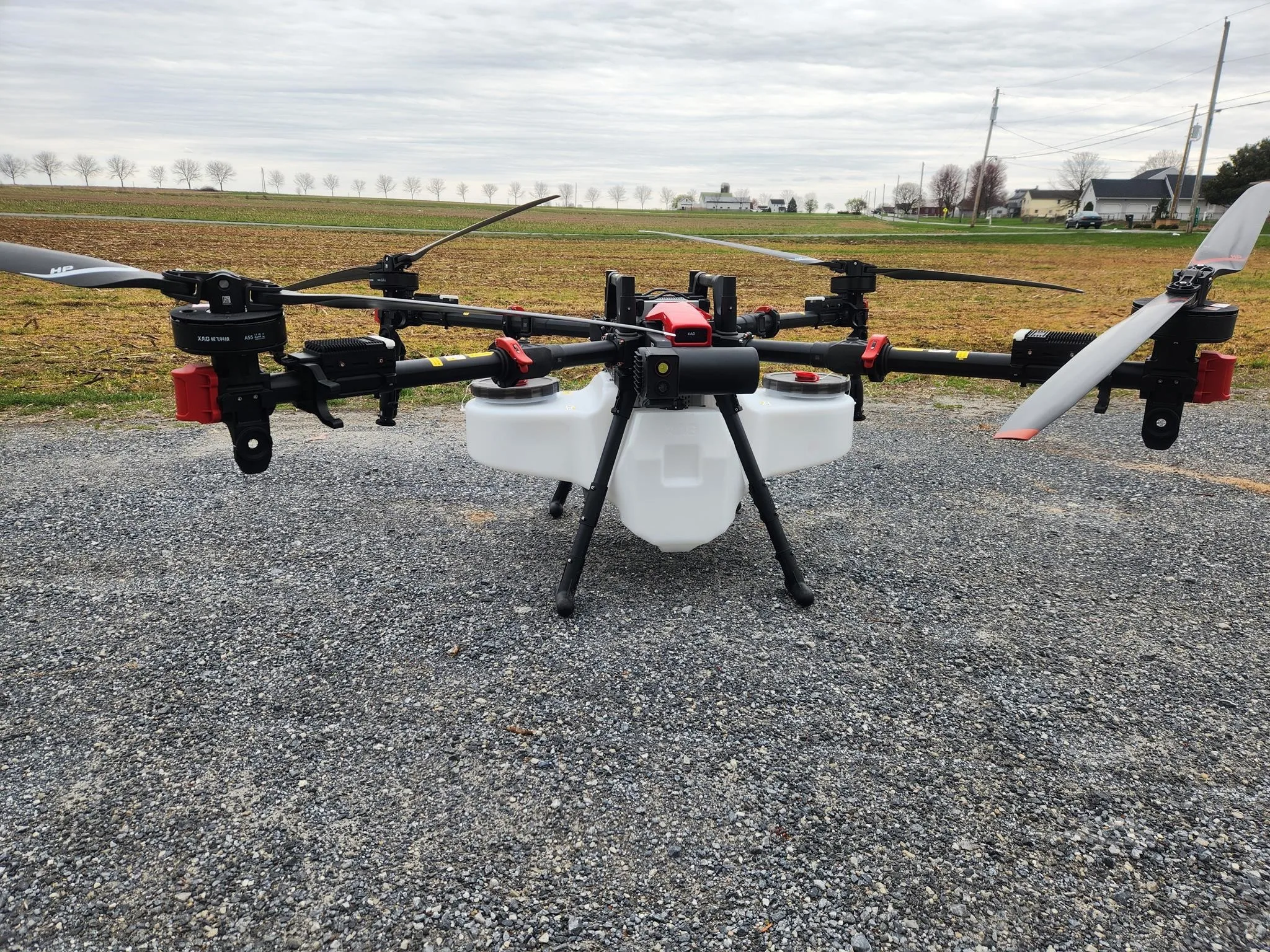Exterior view of a 2024 XAG P150.