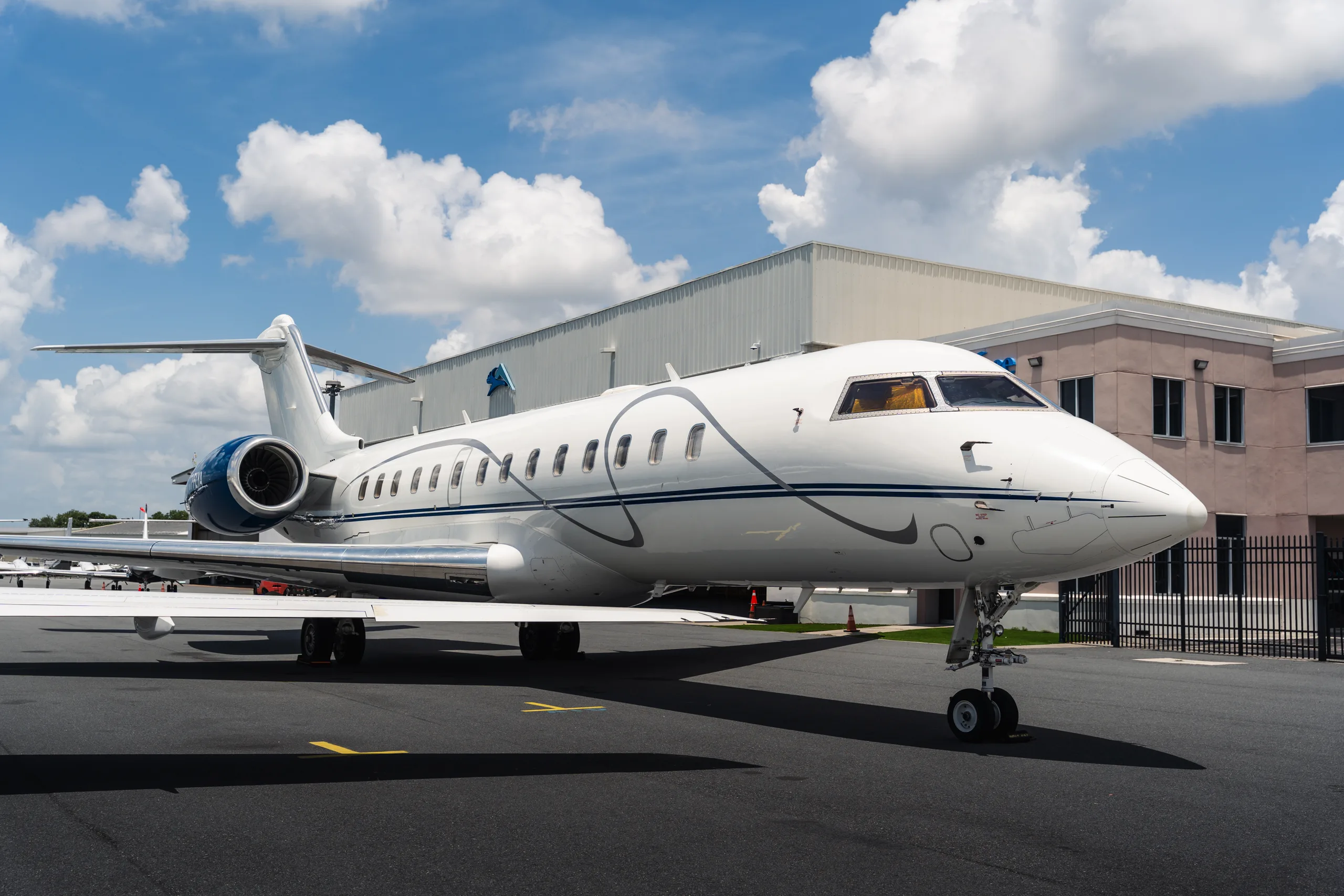 Marketing image of a Bombardier Global Express.