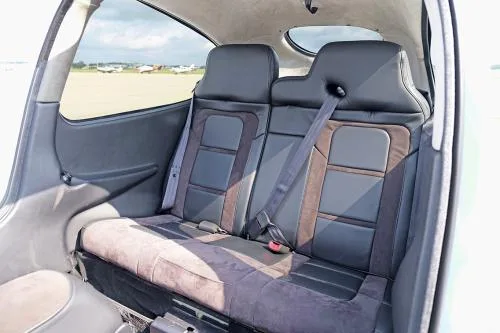 Cabin interior of a 2021 Cirrus SR22.